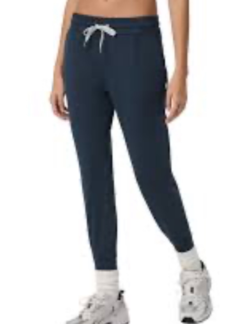 Vuori Navy Drawcord Joggers with Cuffed Ankles